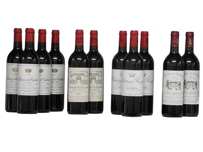 Lot 406 - A mixed case of 8 bottles of fine French Wine...