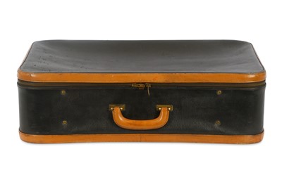 Lot 728 - Hermes Bi-Colour Soft Sided Leather Suitcase,...