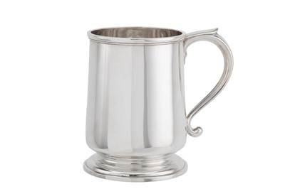 Lot 224 - A George IV sterling silver mug, Sheffield...