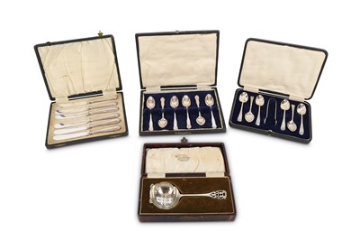 Lot 160 - A collection of sterling silver and silver...