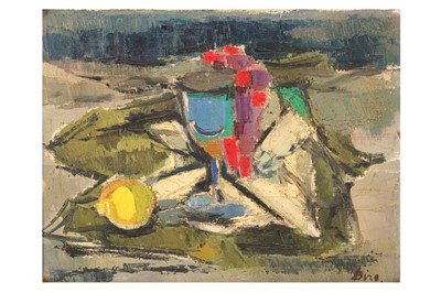 Lot 251 - AKOS BIRO (HUNGARIAN 1911-2002) Still life of...