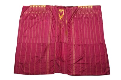 Lot 128 - A PURPLE SILK ABA Syria, late 19th-early 20th...