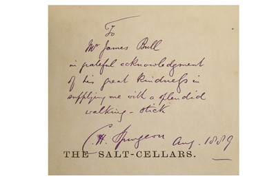 Lot 190 - Spurgeon (Charles) The Salt Cellars, vol.  1...