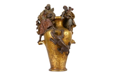 Lot 131 - A LARGE EARLY 20TH CENTURY AUSTRIAN TERRACOTTA...