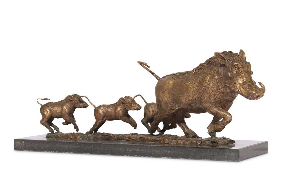 Lot 189 - STEVE WINTERBURN (BRITISH, AAR): A BRONZE...