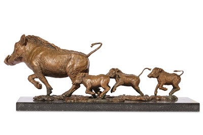 Lot 189 - STEVE WINTERBURN (BRITISH, AAR): A BRONZE...