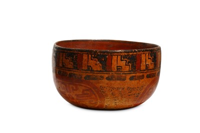 Lot 209 - A POLYCHROME MAYA BOWL Late Classic, Circa 600...
