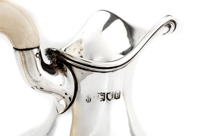 Lot 267 - A late Victorian sterling silver water ewer /...