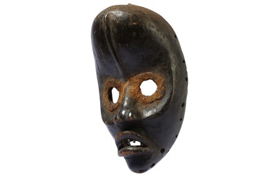Lot 251 - A WOOD DAN MASK, IVORY COAST Depicted with a...