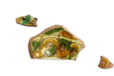 Lot 148 - A GROUP OF BYZANTINE GLAZED POTTERY FRAGMENTS ...