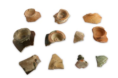 Lot 146 - A GROUP OF BYZANTINE GLAZED POTTERY FRAGMENTS ...