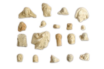 Lot 104 - A GROUP OF IRON AGE CYPRIOT FIGURAL FRAGMENTS...