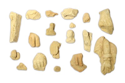 Lot 99 - A GROUP OF CYPRIOT HAND AND FEET FRAGMENTS...