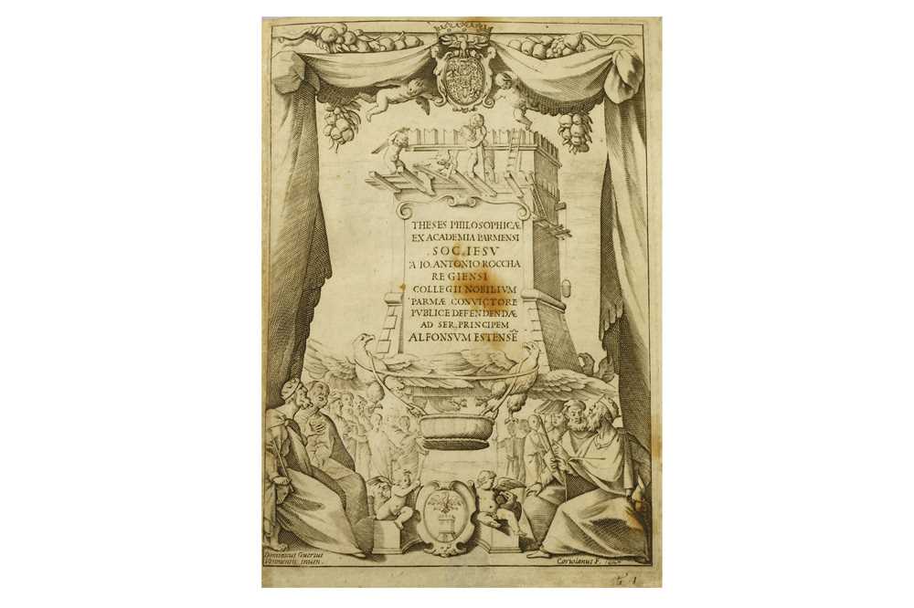 Lot 79 - Rocca (Giovanni Antonio) Theses philosophicae...