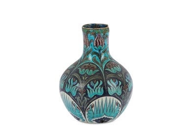 Lot 16 - William de Morgan - A Persian vase of bulbous...