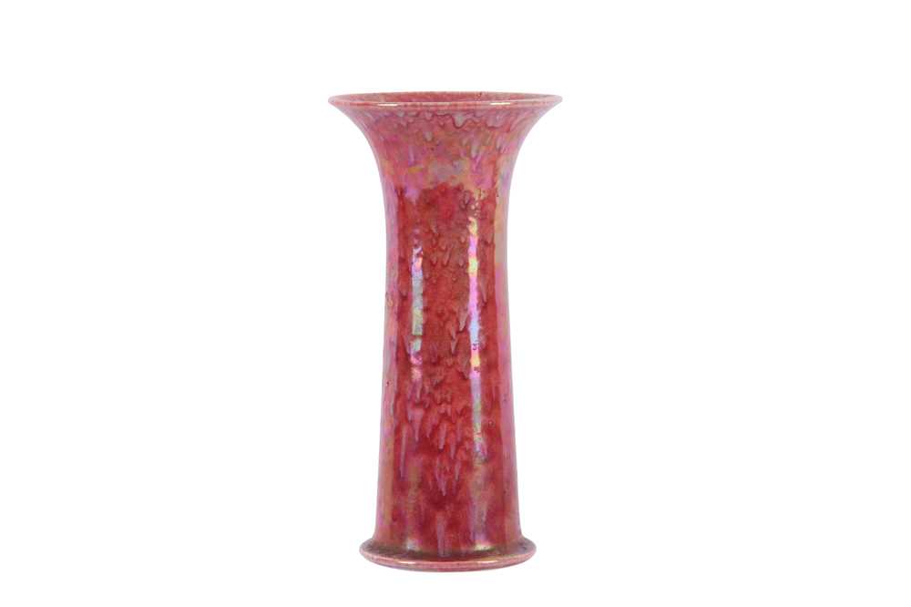 Lot 4 - RUSKIN POTTERY- A trumpet vase, of tapering...