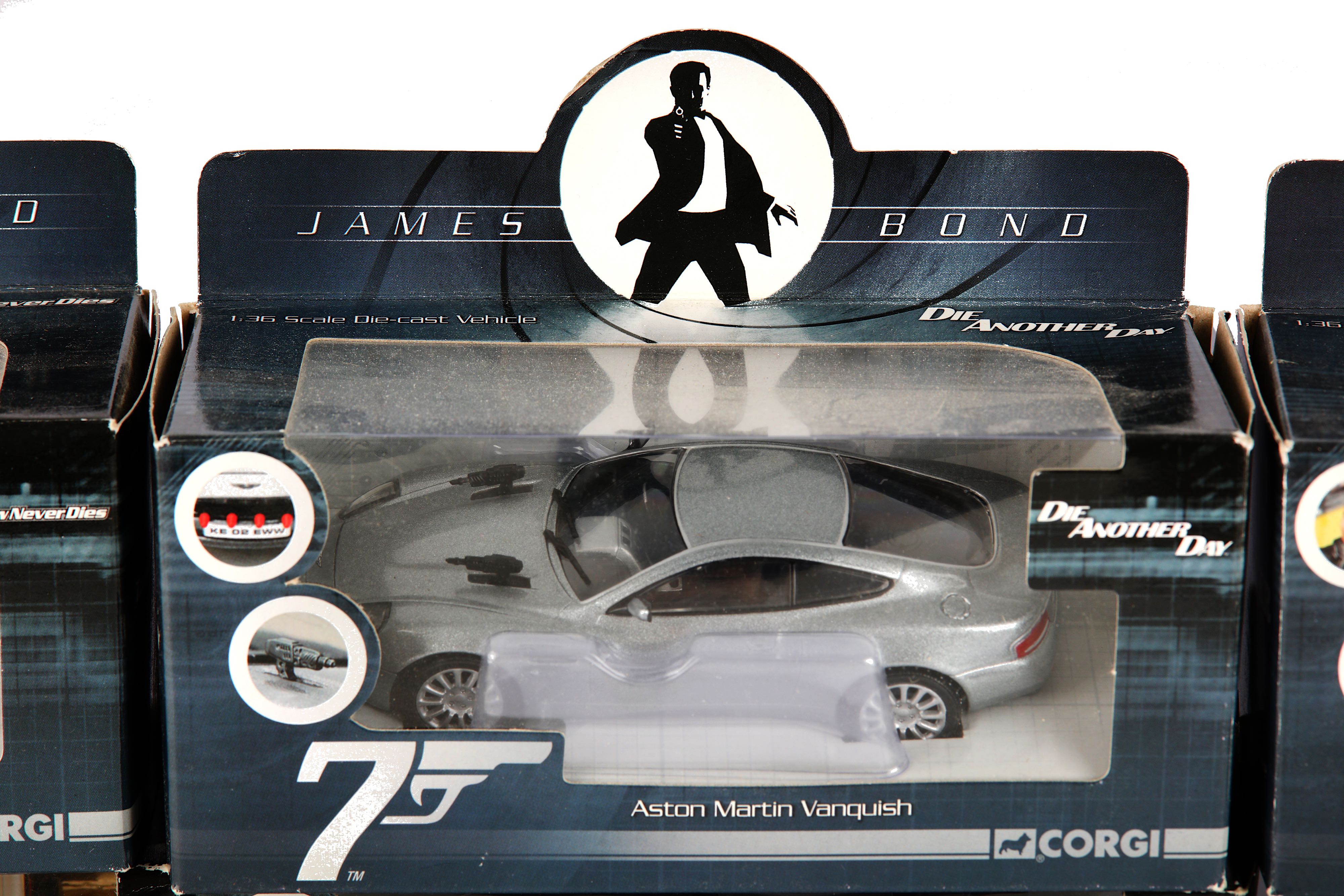London, UK. 25th July, 2014. A miniature model of the 'James Bond