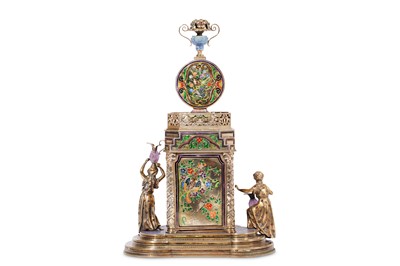 Lot 63 - AN EXCEPTIONAL 19TH CENTURY VIENNESE ENAMEL,...
