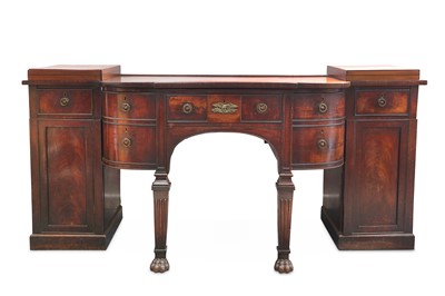 Lot 342 - An unusual 19th Century mahogany sideboard...