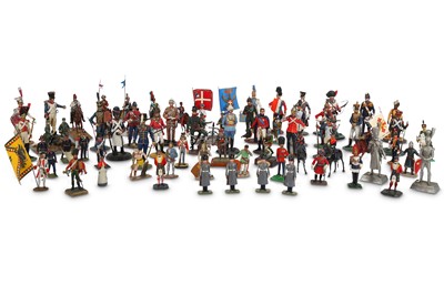 Lot 181 - A large quantity of lead hollow cast soldiers...