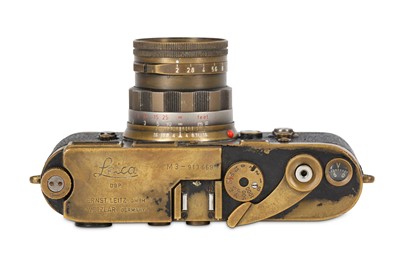 Lot 166 - A Special Order Leica M3 Black Paint 'Magnum'...