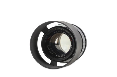 Lot 150 - A Wray London 75mm f/1.9 Cine-Unilite