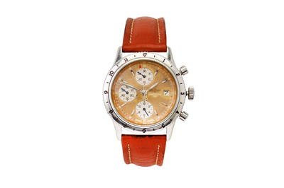 Lot 345 - BREITLING. A MEN'S STAINLESS STEEL AUTOMATIC...