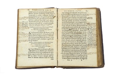Lot 56 - Justinian.- Digestorum seu Pandectarum pars...