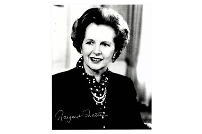 Lot 304 - Thatcher (Margaret) Black and white, head and...