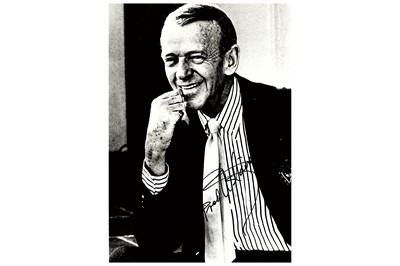 Lot 89 - Astaire (Fred) Black and white, half length...