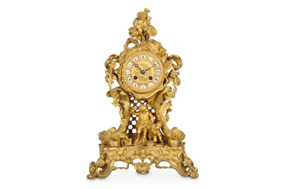 Lot 104 - A SECOND QUARTER 19TH CENTURY FRENCH GILT...