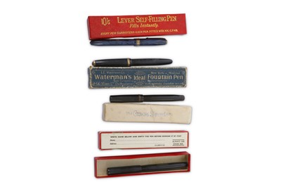 Lot 234 - A large collection fountain pens, biros and...