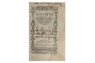 Lot 12 - Bible, Latin.-  Novum Testamentum illustratum...