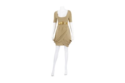 Lot 758 - Karl Lagerfeld Beige Stretch Knit Dress, 1990s,...