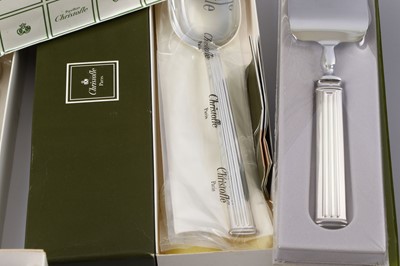 Lot 79 - A set of Christofle silver plated flatware,...