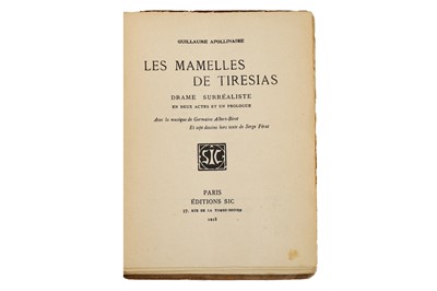 Lot 103 - Apollinaire (Guillaume) et al....