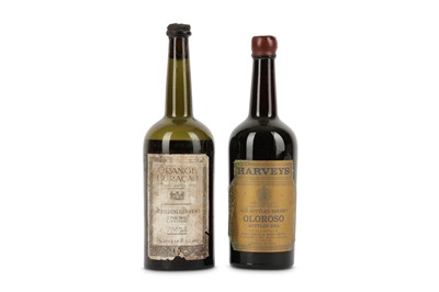 Lot 459 - A pair of exceptionally old spirits. 1 bottle...