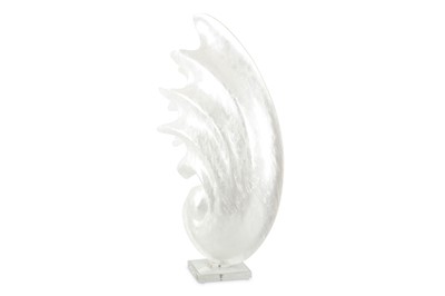 Lot 104 - ROGER ROUGIER: A Shell table lamp for Rougier,...