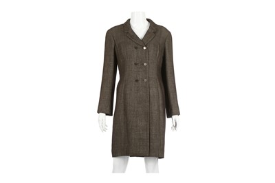 Lot 440 - Chanel Double Breasted Dress Coat, c. 1999, in...