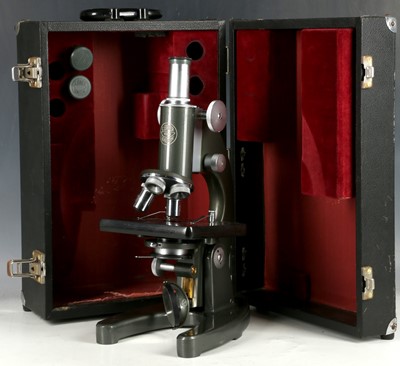 Lot 237 - A good C. Baker (London) monocular microscope...