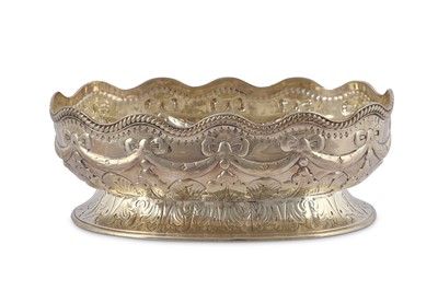 Lot 253 - A SMALL SILVER JARDINIERE PROPERTY FROM A LADY...