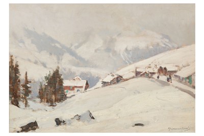 Lot 336 - LAMORNA BIRCH (BRITISH 1869–1955) Winter scene...