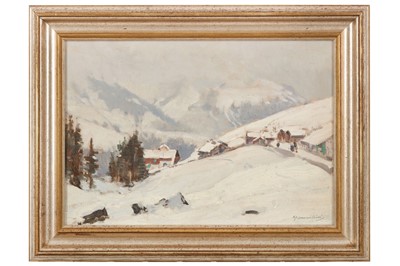 Lot 203 - LAMORNA BIRCH (BRITISH 1869–1955) Winter scene...