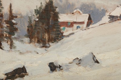 Lot 203 - LAMORNA BIRCH (BRITISH 1869–1955) Winter scene...