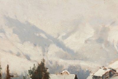 Lot 203 - LAMORNA BIRCH (BRITISH 1869–1955) Winter scene...