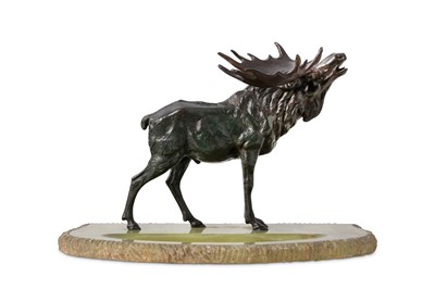 Lot 188 - A LATE 19TH / EARLY 20TH CENTURY BRONZE MODEL...