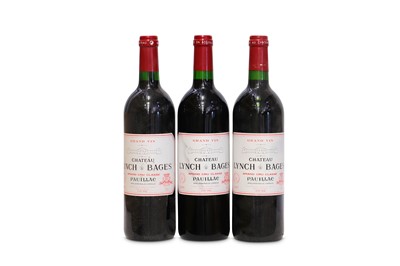 Lot 359 - Three Bottles of Chateau Lynch-Bages 2001...