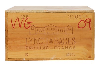 Lot 281 - Twelve Bottles of Chateau Lynch-Bages 2001 in...