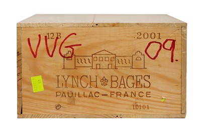 Lot 282 - Twelve Bottles of Chateau Lynch-Bages 2001 in...