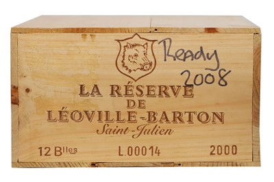 Lot 284 - Twelve Bottles of La Réserve de Léoville...